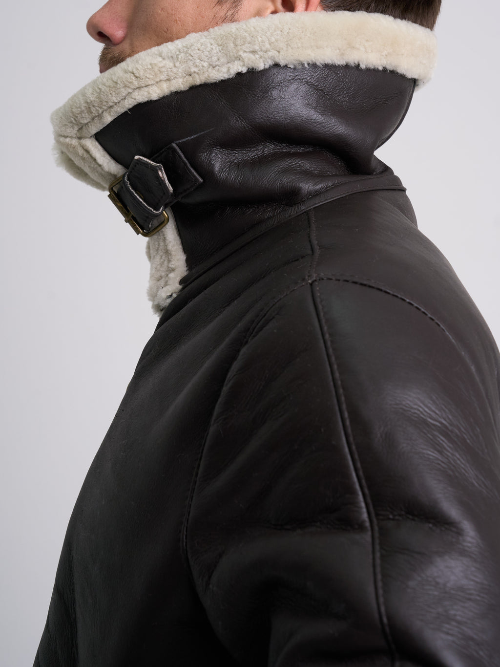 BOMBER OVEJA BROWNWHITE
