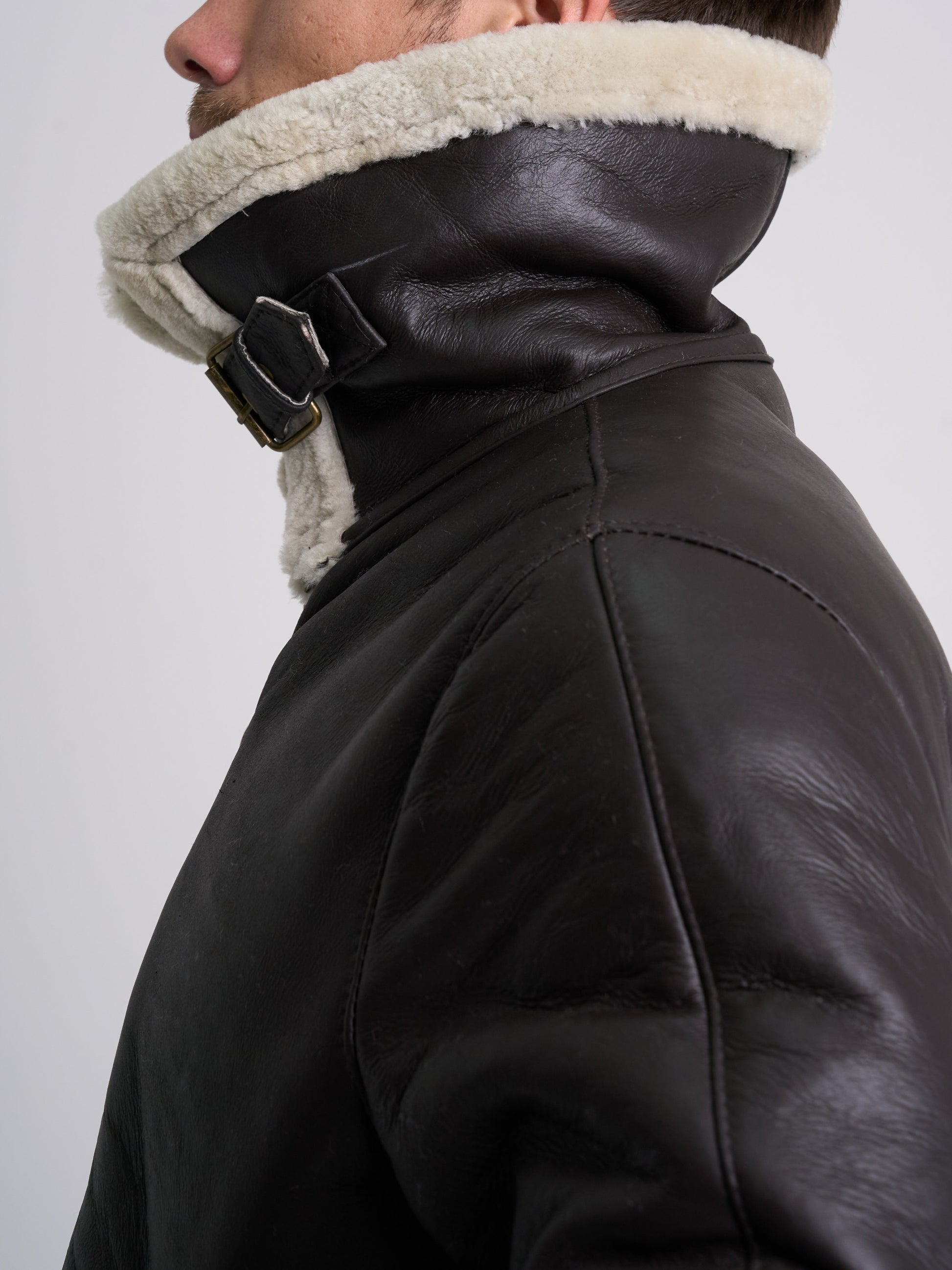 BOMBER OVEJA BROWNWHITE