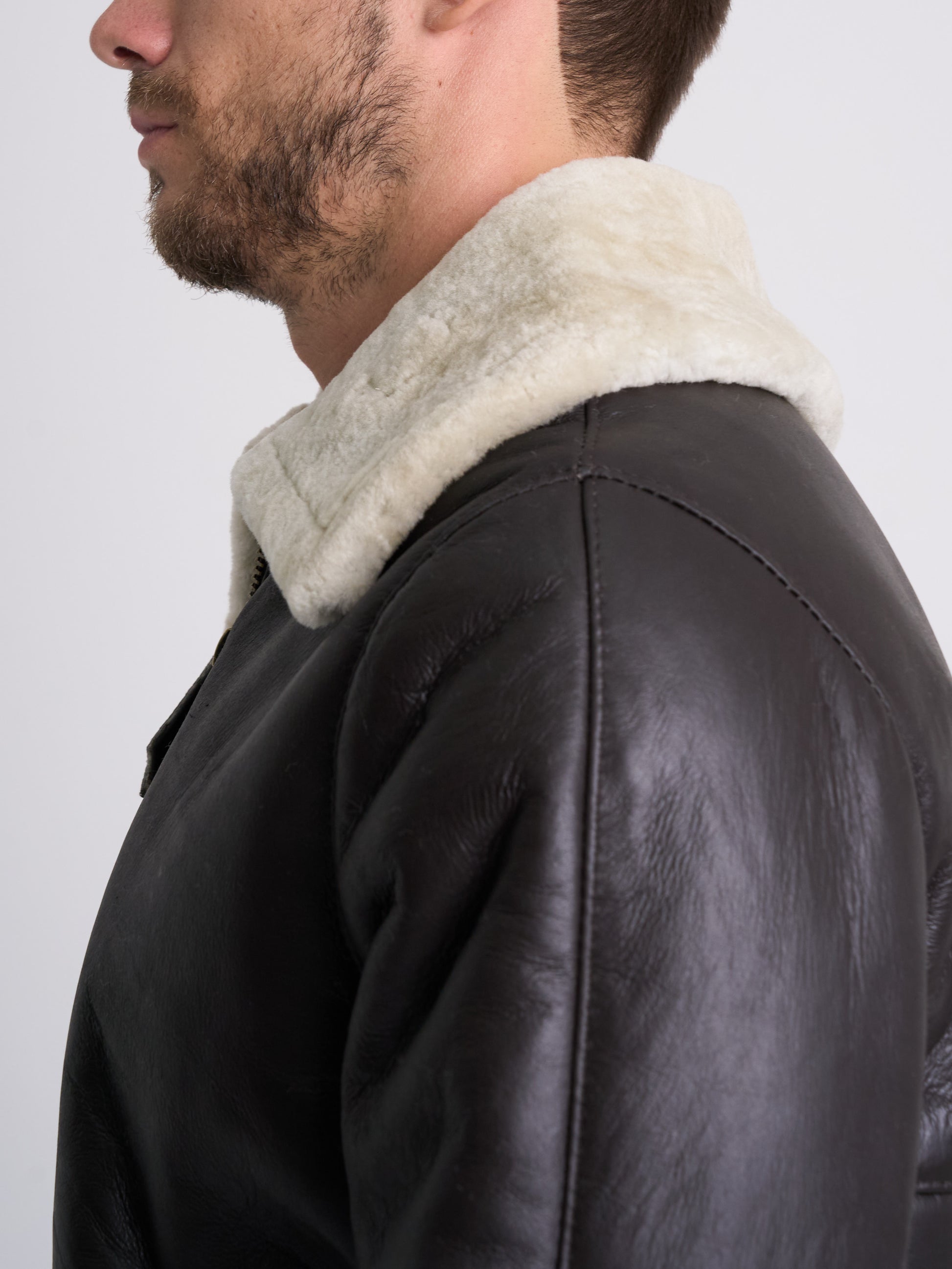 BOMBER OVEJA BROWNWHITE