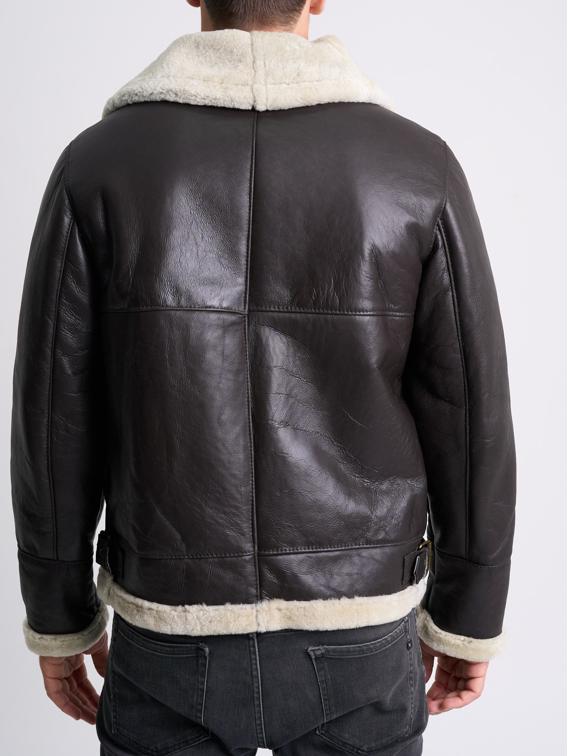 BOMBER OVEJA BROWNWHITE