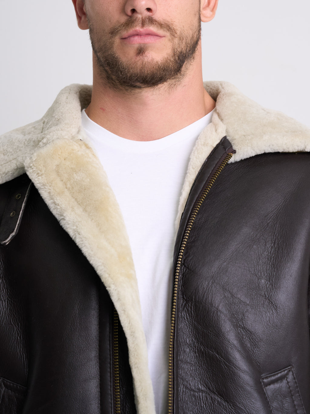 BOMBER OVEJA BROWNWHITE