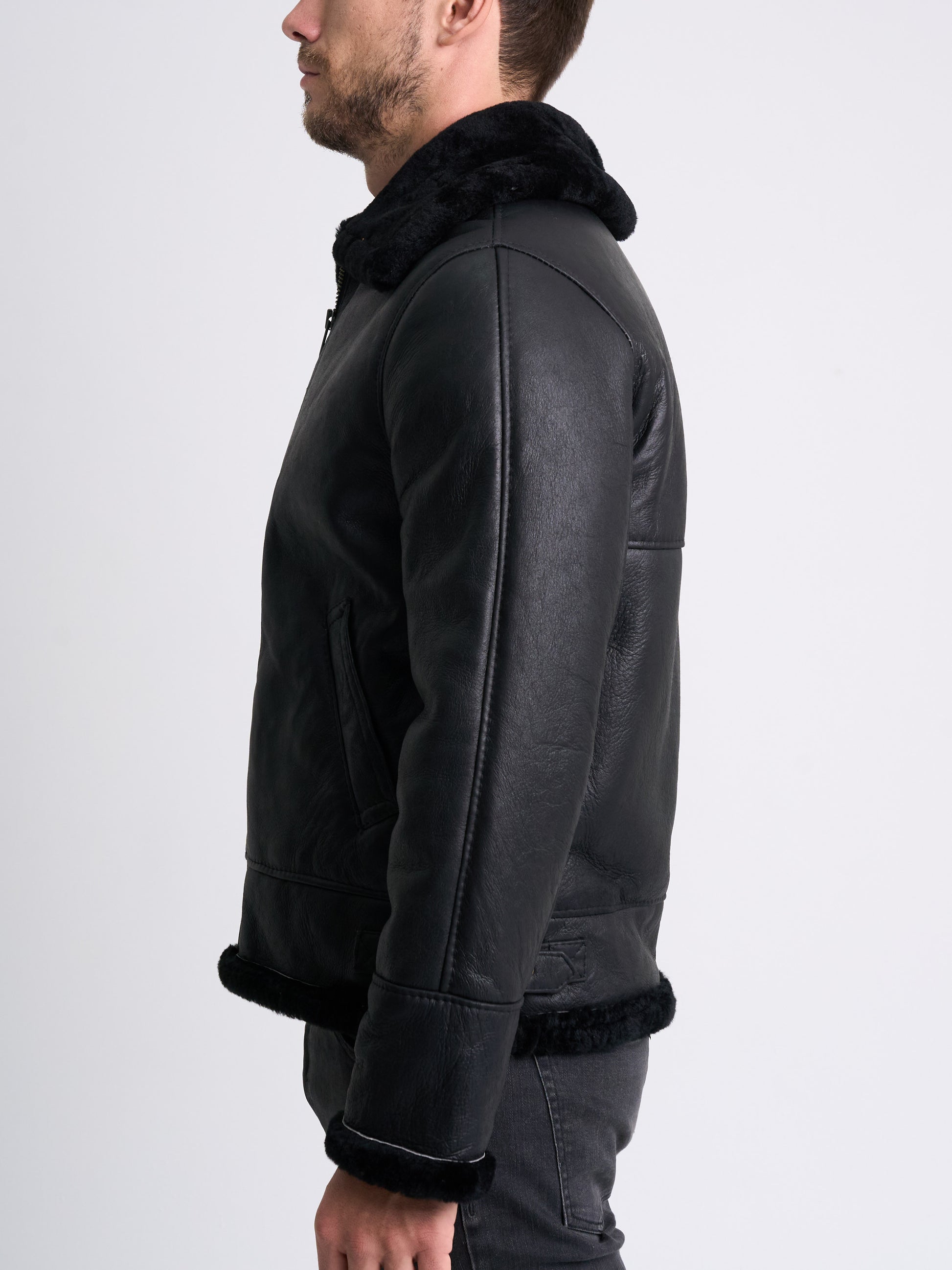 BOMBER OVEJA BLACK