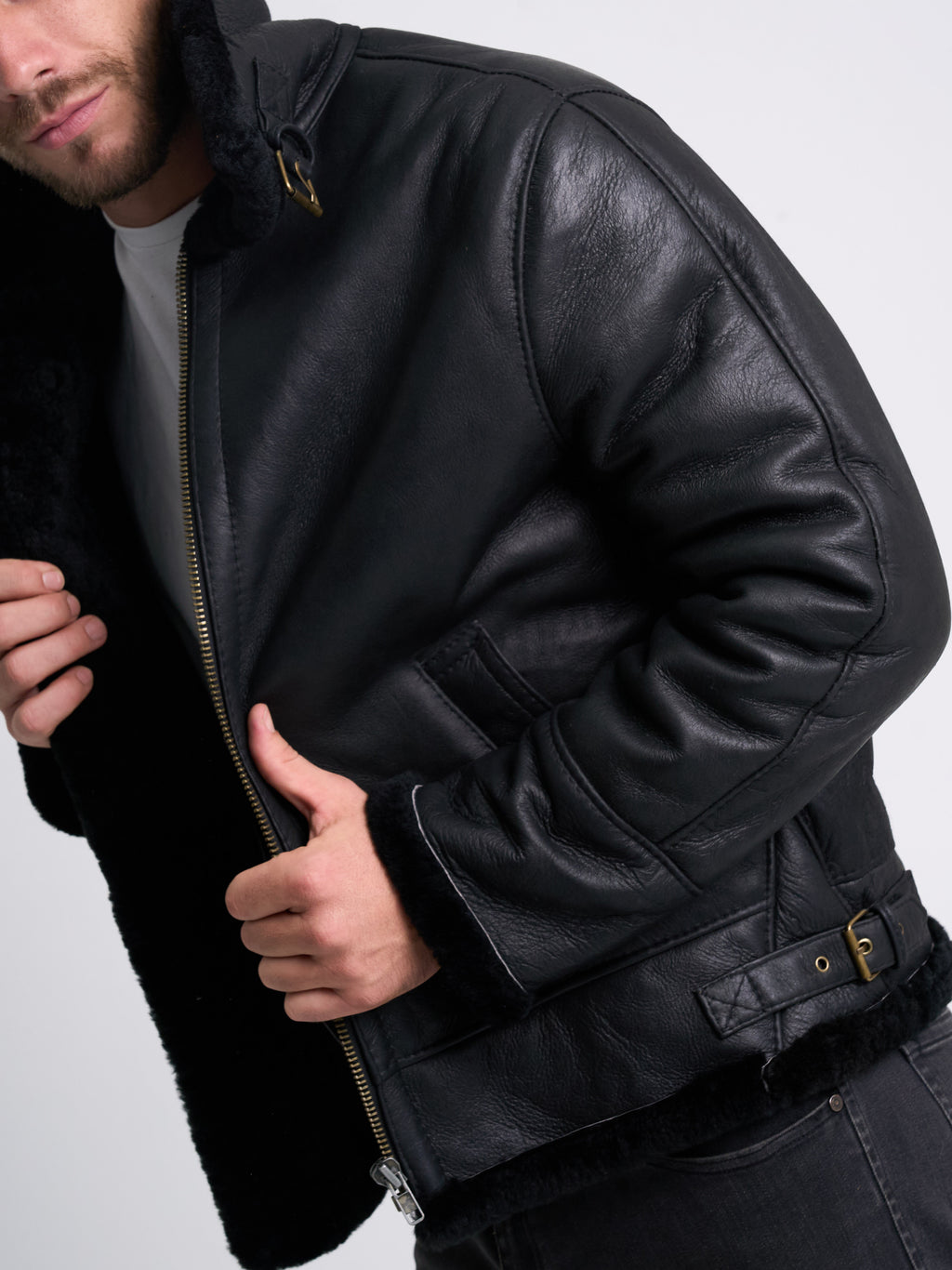BOMBER OVEJA BLACK