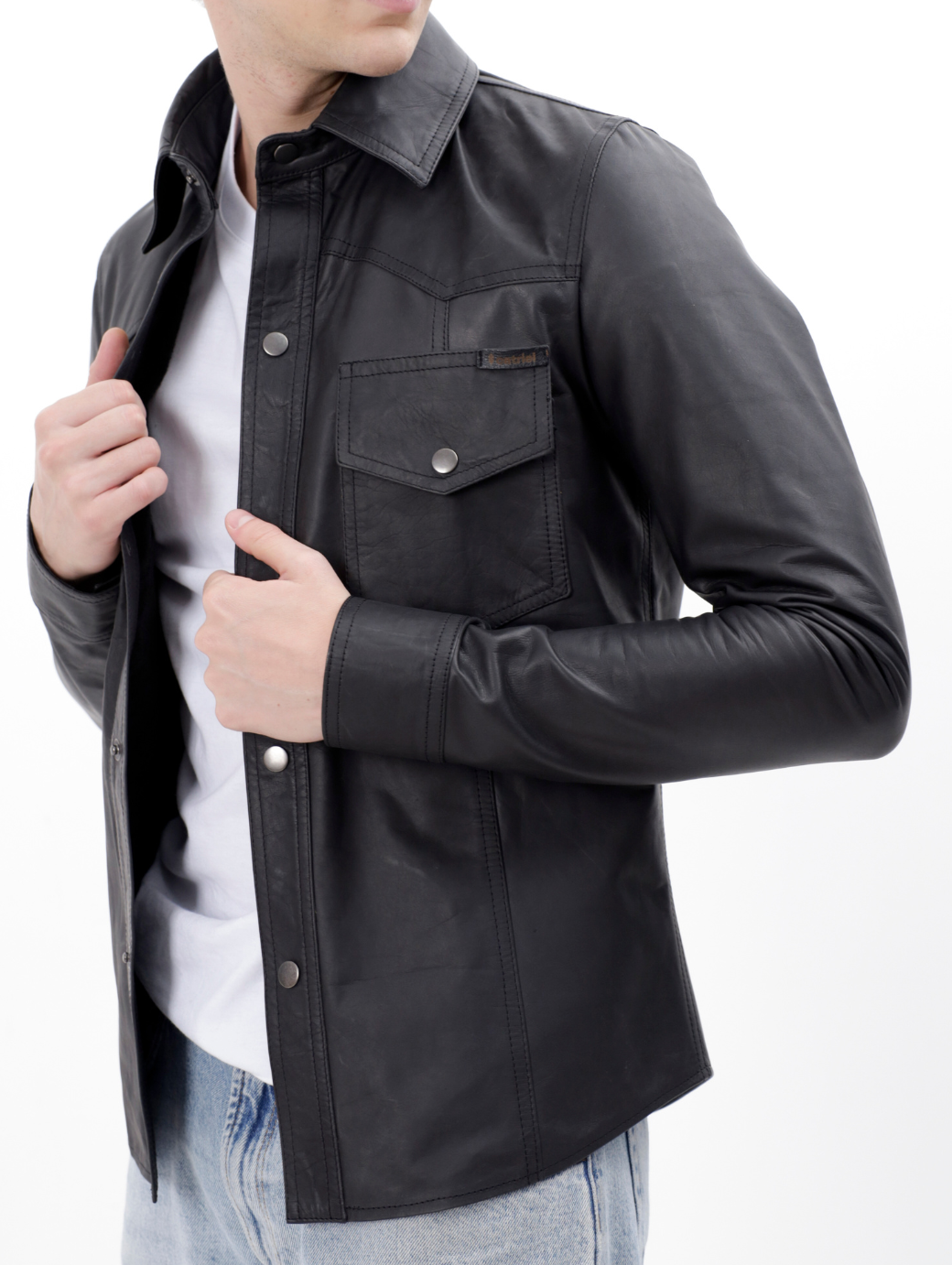 CAMISA JERSY ENGRASADO FULL BLACK