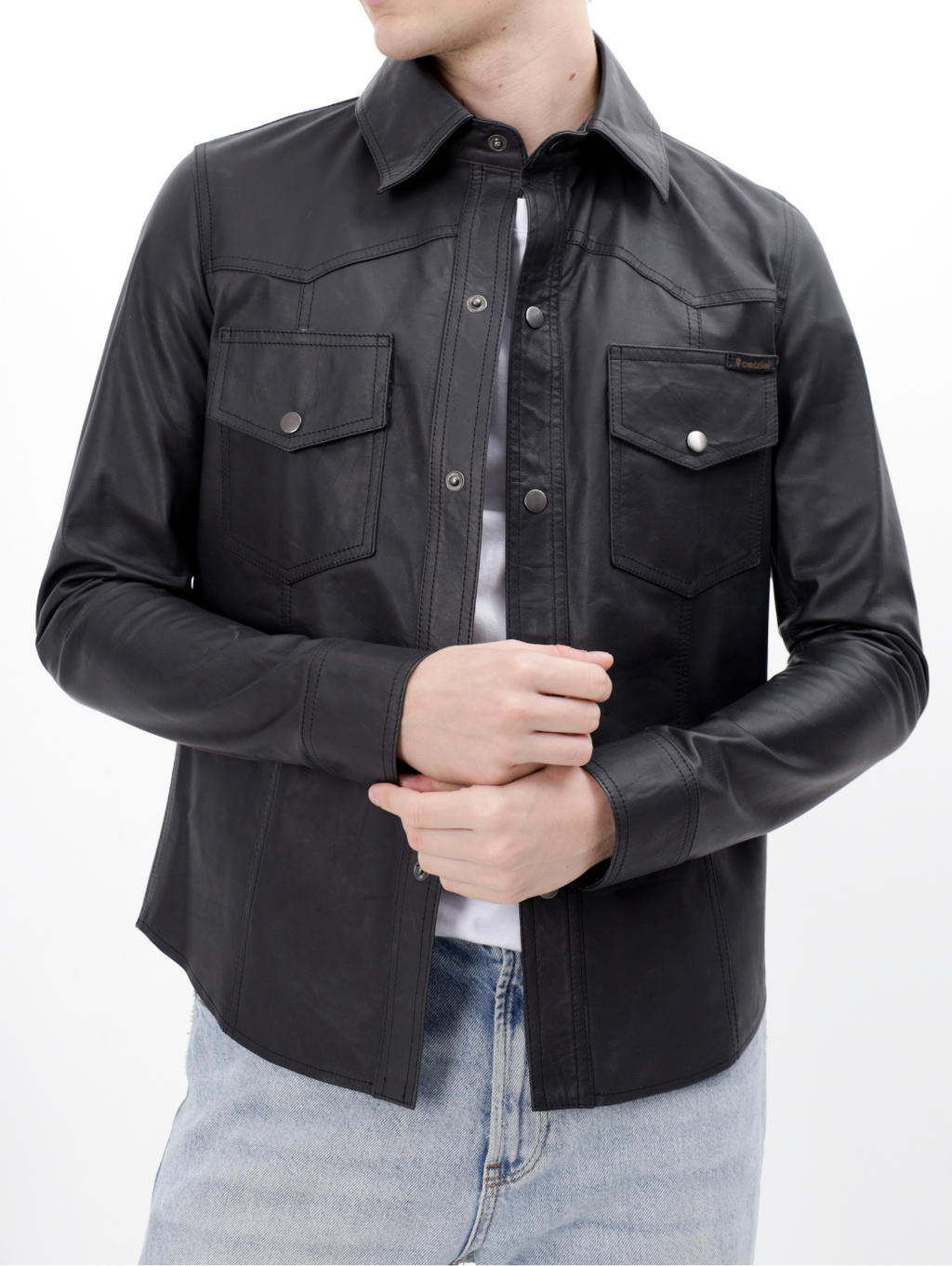 CAMISA JERSY ENGRASADO FULL BLACK
