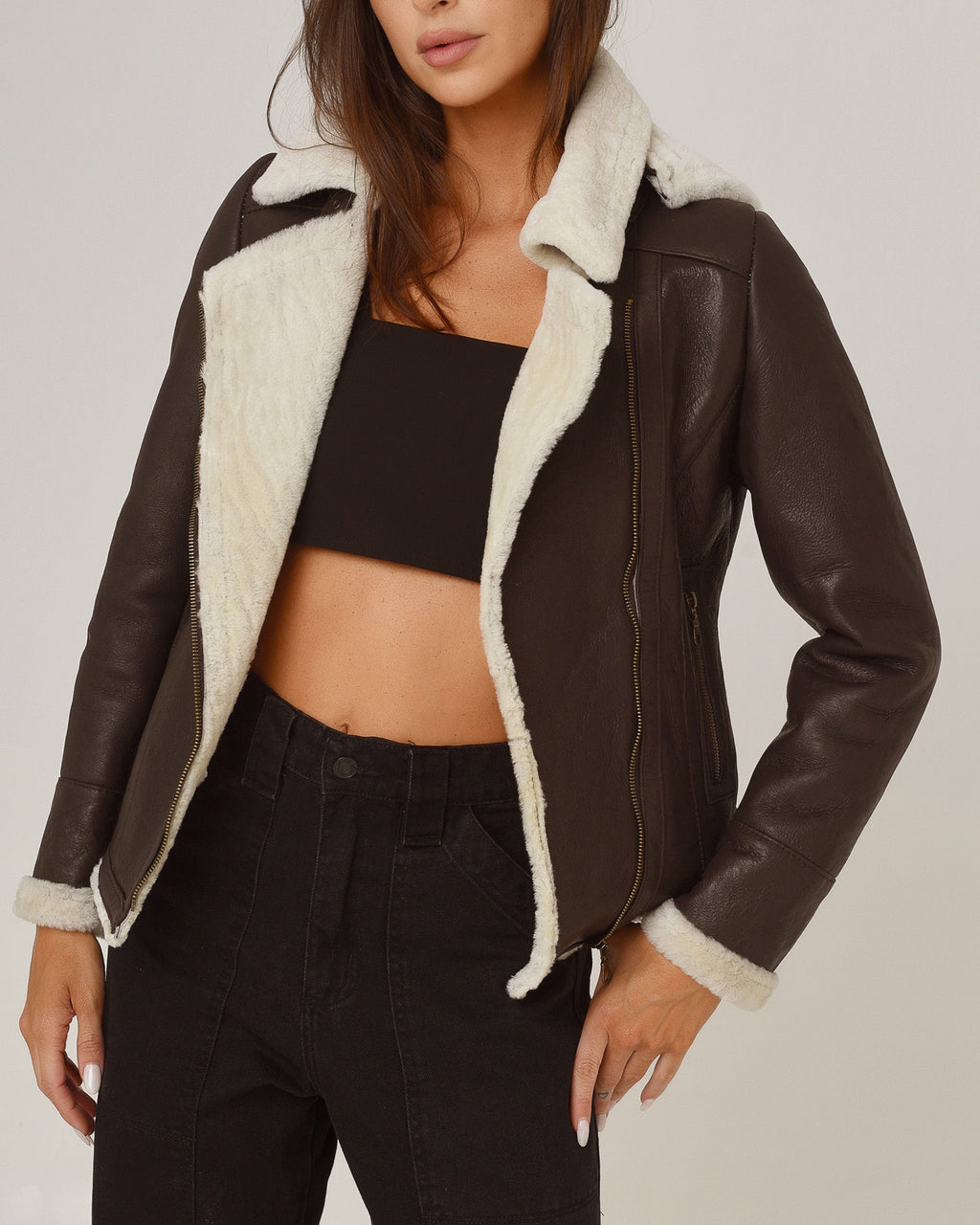 ROCKERA OVEJA BROWNWHITE