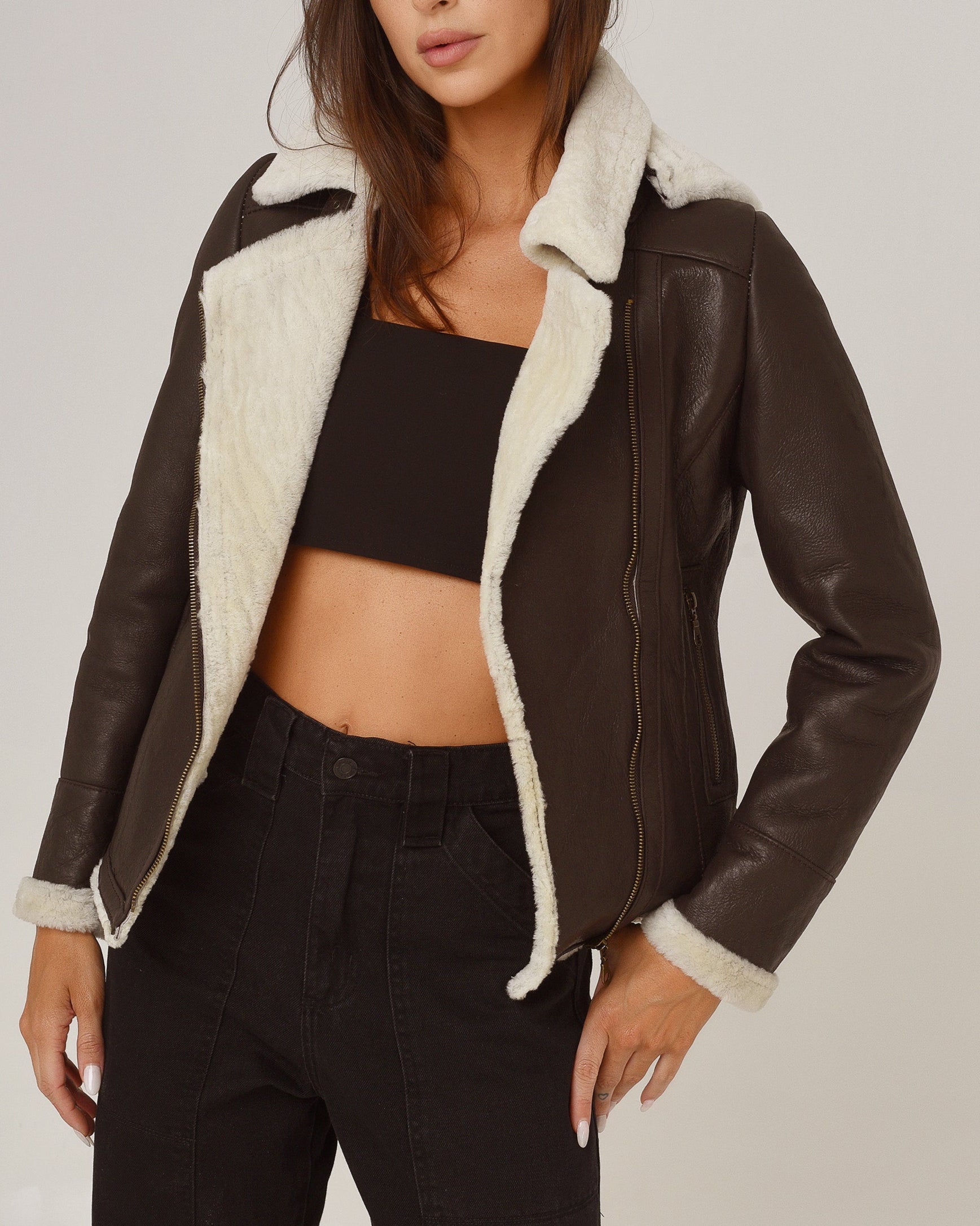ROCKERA OVEJA BROWNWHITE